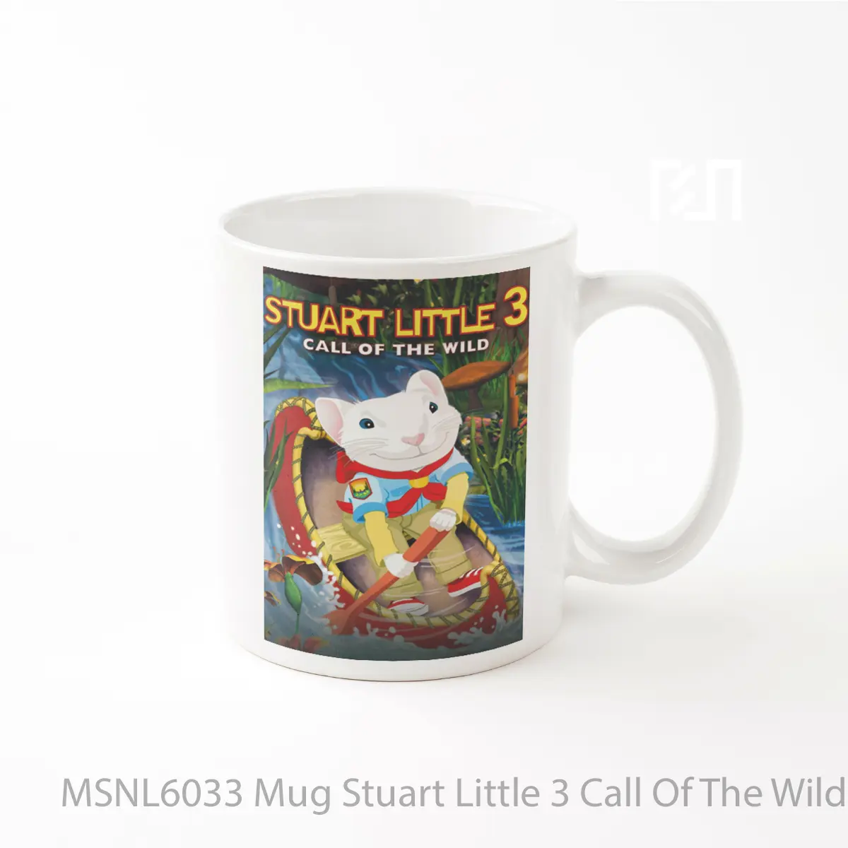 Mug Stuart Little 3 Call Of The Wild Gelas Keramik Tema Film MSNL6033