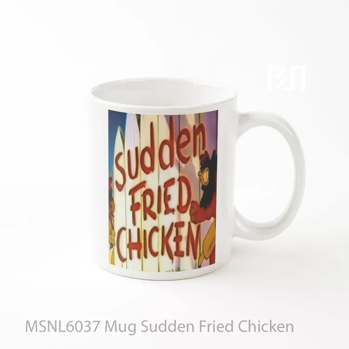 Mug Sudden Fried Chicken Gelas Keramik Tema Film MSNL6037