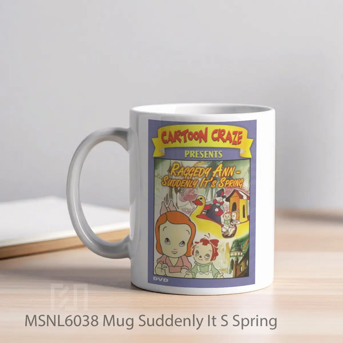 Mug Suddenly It S Spring Gelas Keramik Tema Film MSNL6038 - Tampak Kiri