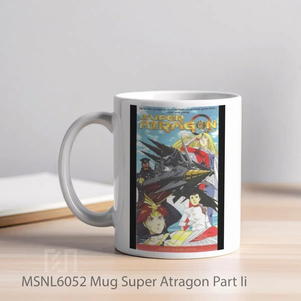 Mug Super Atragon Part Ii Gelas Keramik Tema Film MSNL6052 - Tampak Kiri