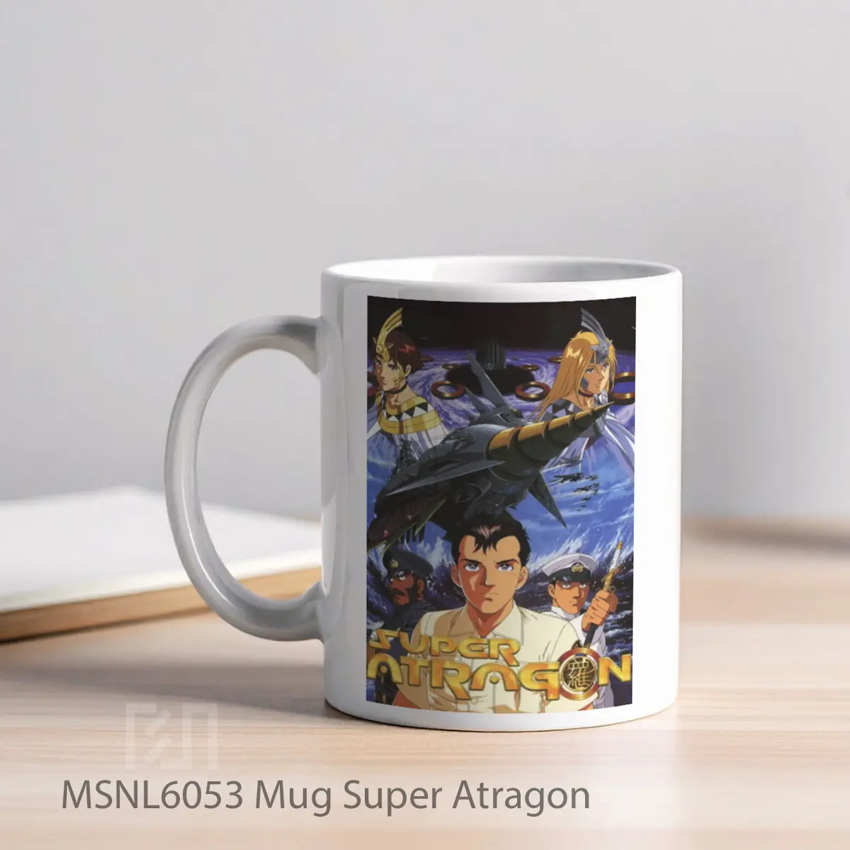 Mug Super Atragon Gelas Keramik Tema Film MSNL6053 - Tampak Kiri