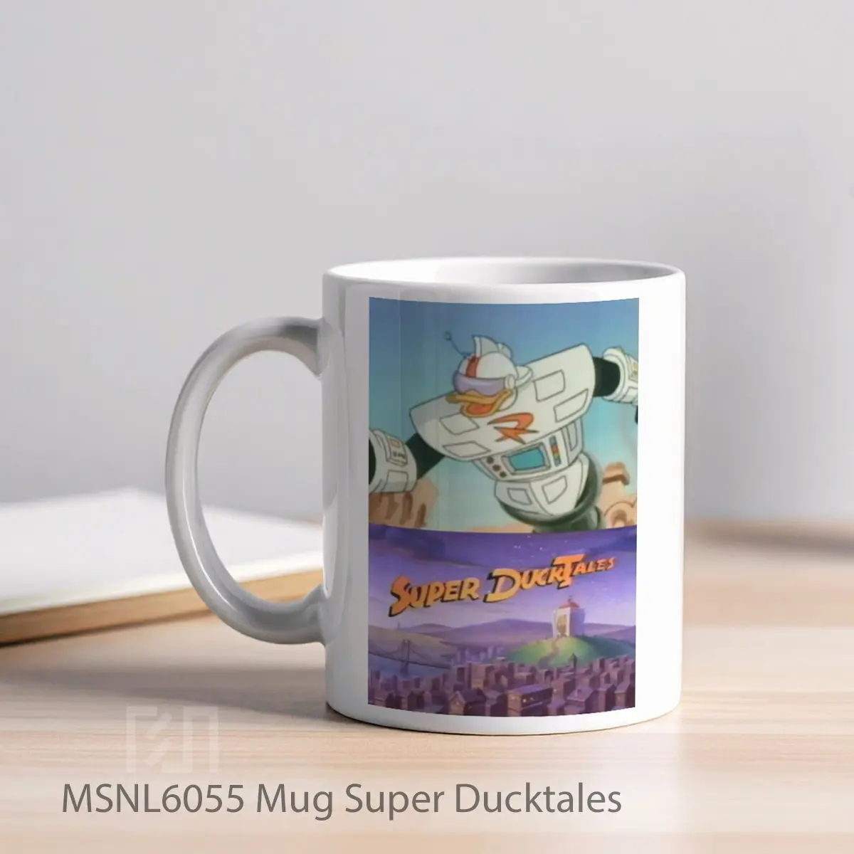 Mug Super Ducktales Gelas Keramik Tema Film MSNL6055 - Tampak Kiri