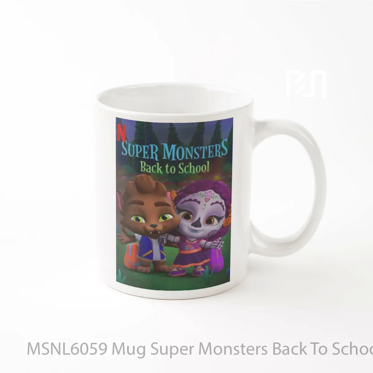 Mug Super Monsters Back To School Gelas Keramik Tema Film MSNL6059