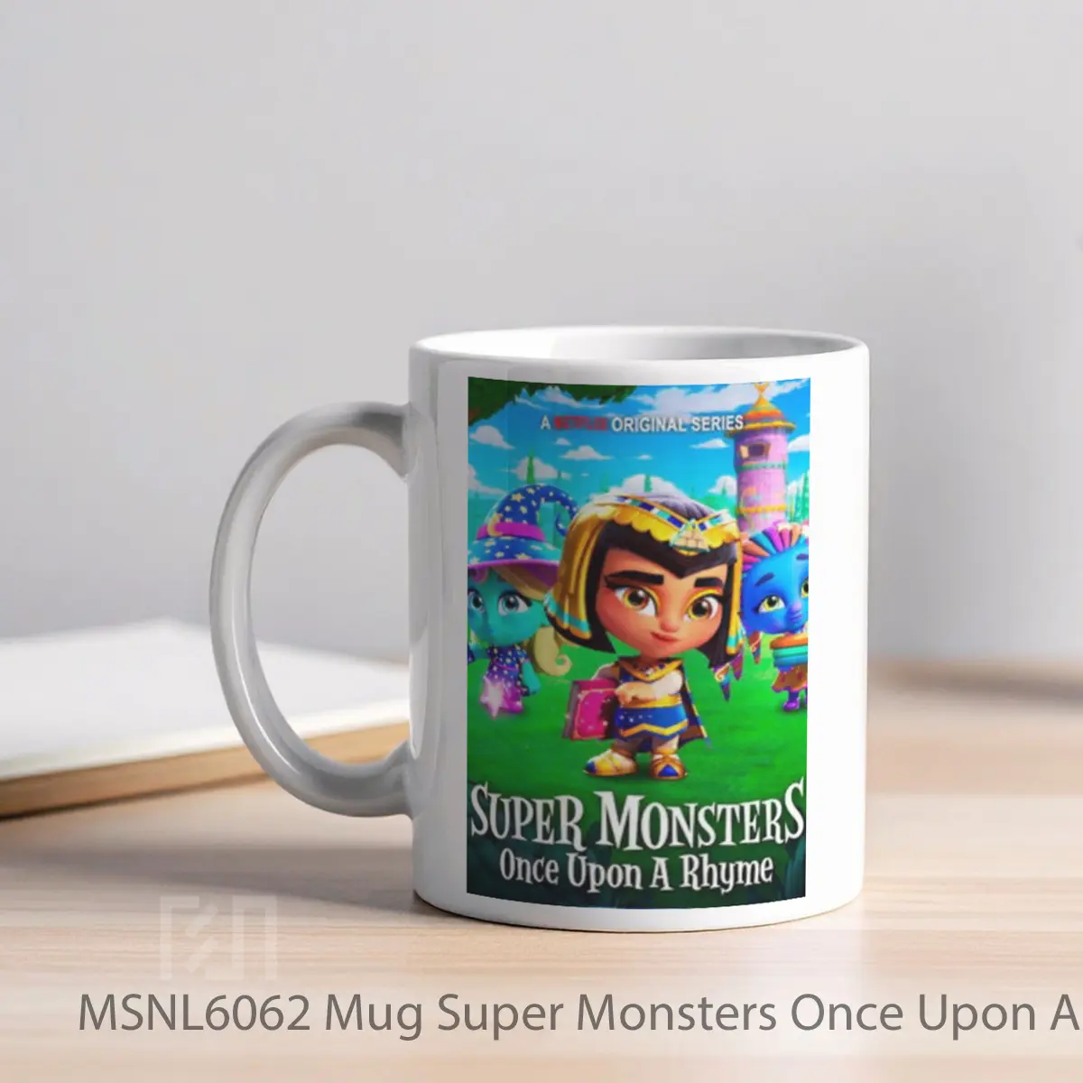 Mug Super Monsters Once Upon A Rhyme Gelas Keramik Tema Film MSNL6062 - Tampak Kiri