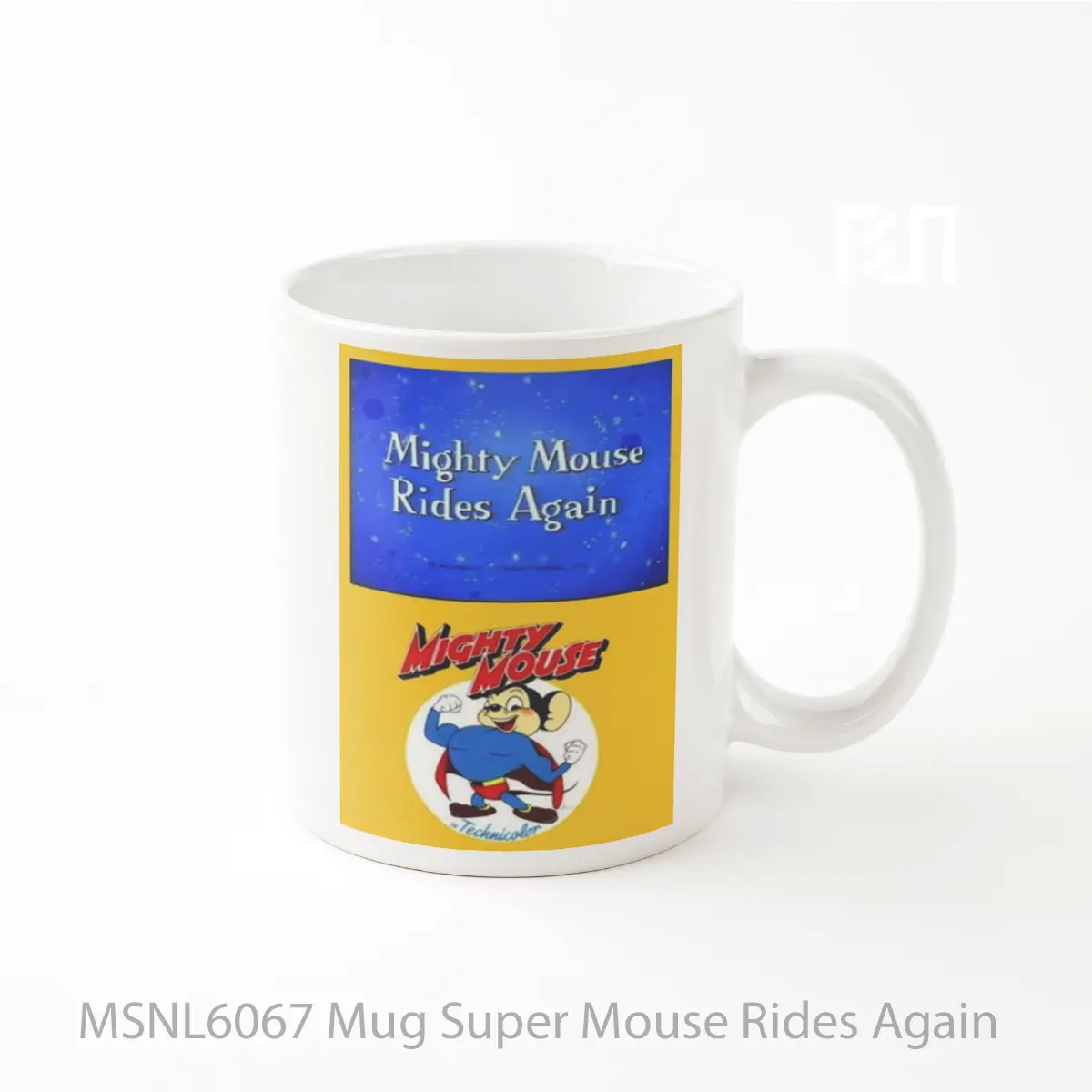 Mug Super Mouse Rides Again Gelas Keramik Tema Film MSNL6067