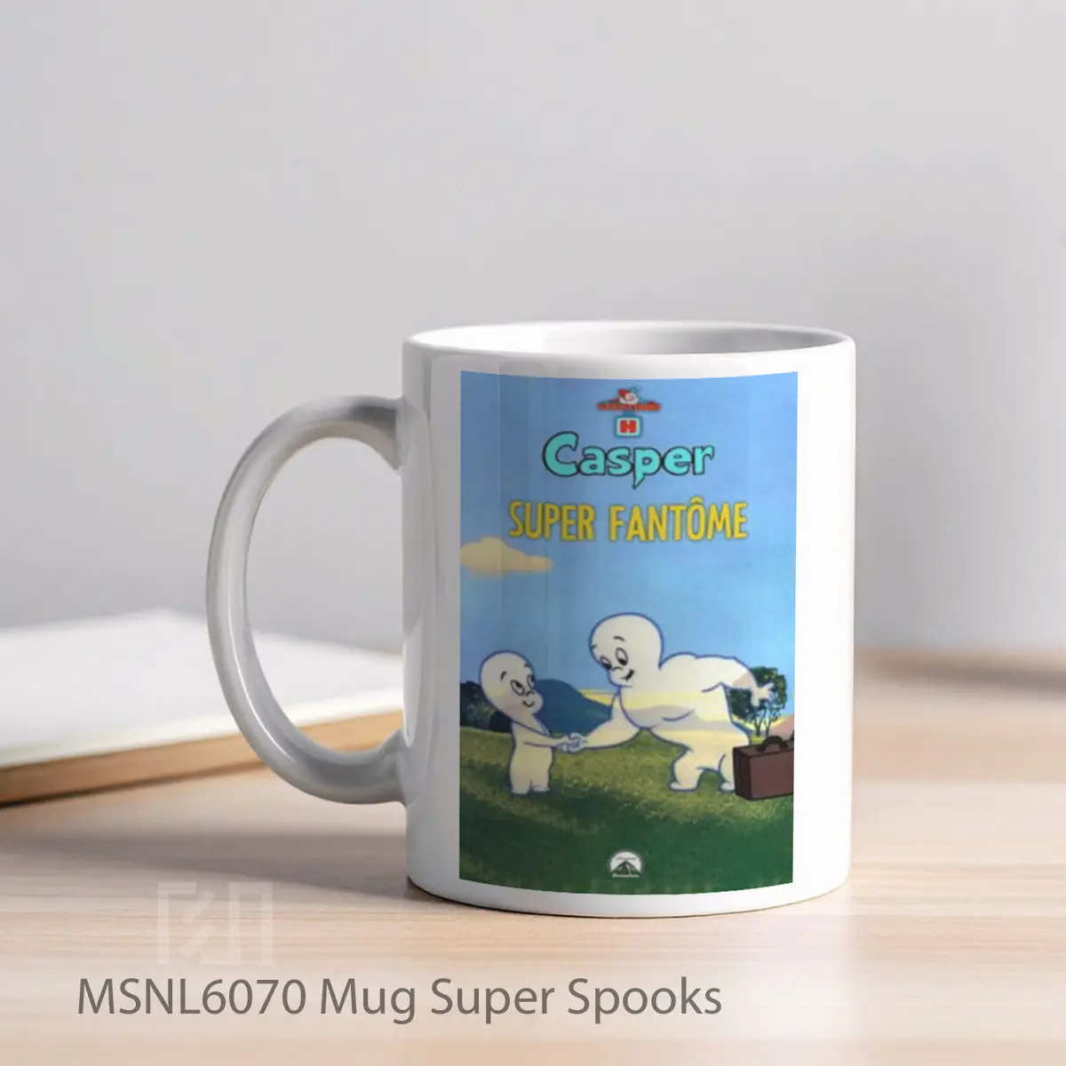 Mug Super Spooks Gelas Keramik Tema Film MSNL6070 - Tampak Kiri