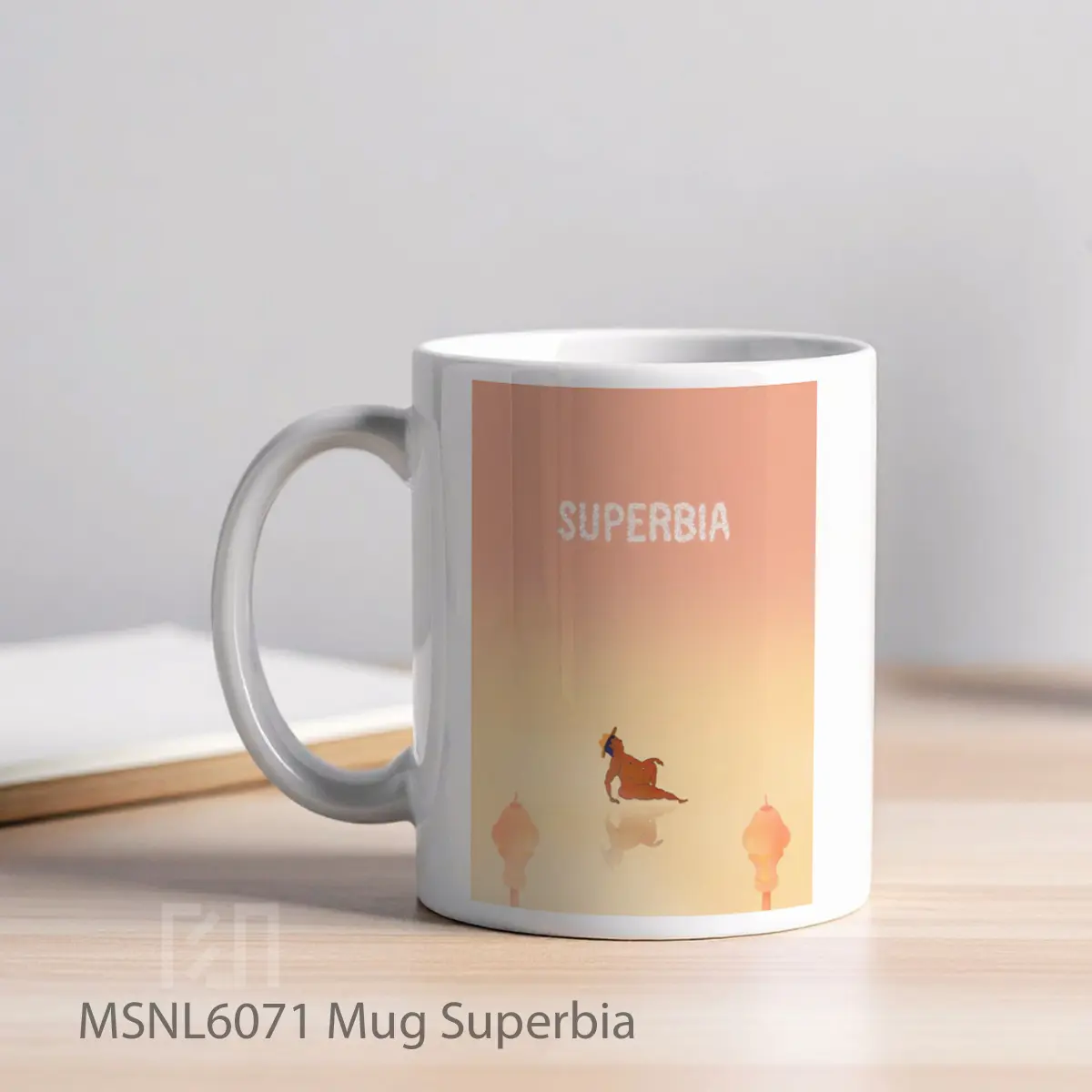 Mug Superbia Gelas Keramik Tema Film MSNL6071 - Tampak Kiri
