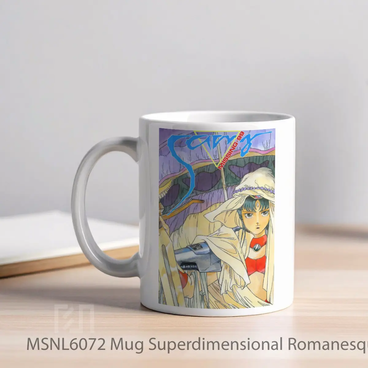 Mug Superdimensional Romanesque Samy Missing 99 Gelas Keramik Tema Film MSNL6072 - Tampak Kiri