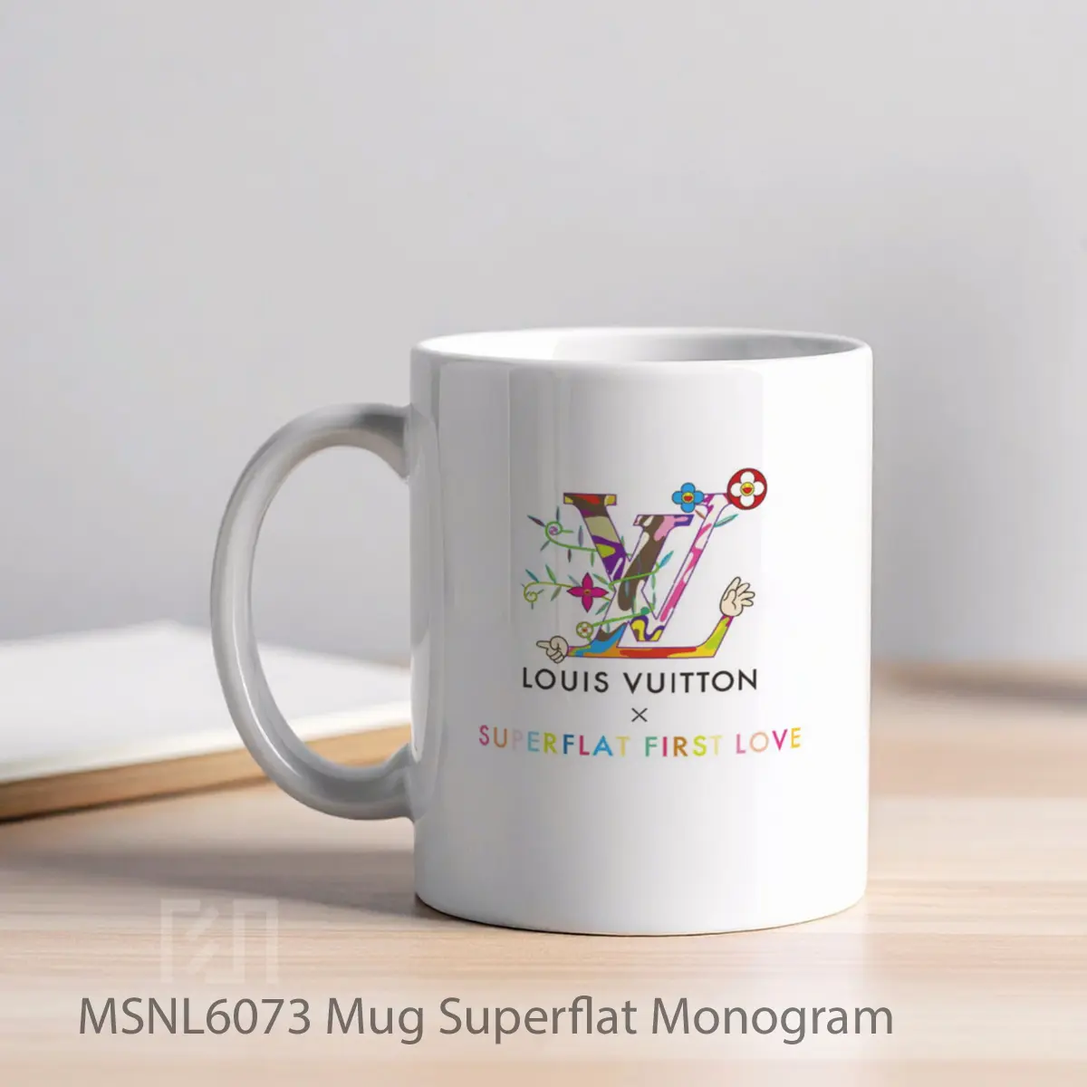 Mug Superflat Monogram Gelas Keramik Tema Film MSNL6073 - Tampak Kiri