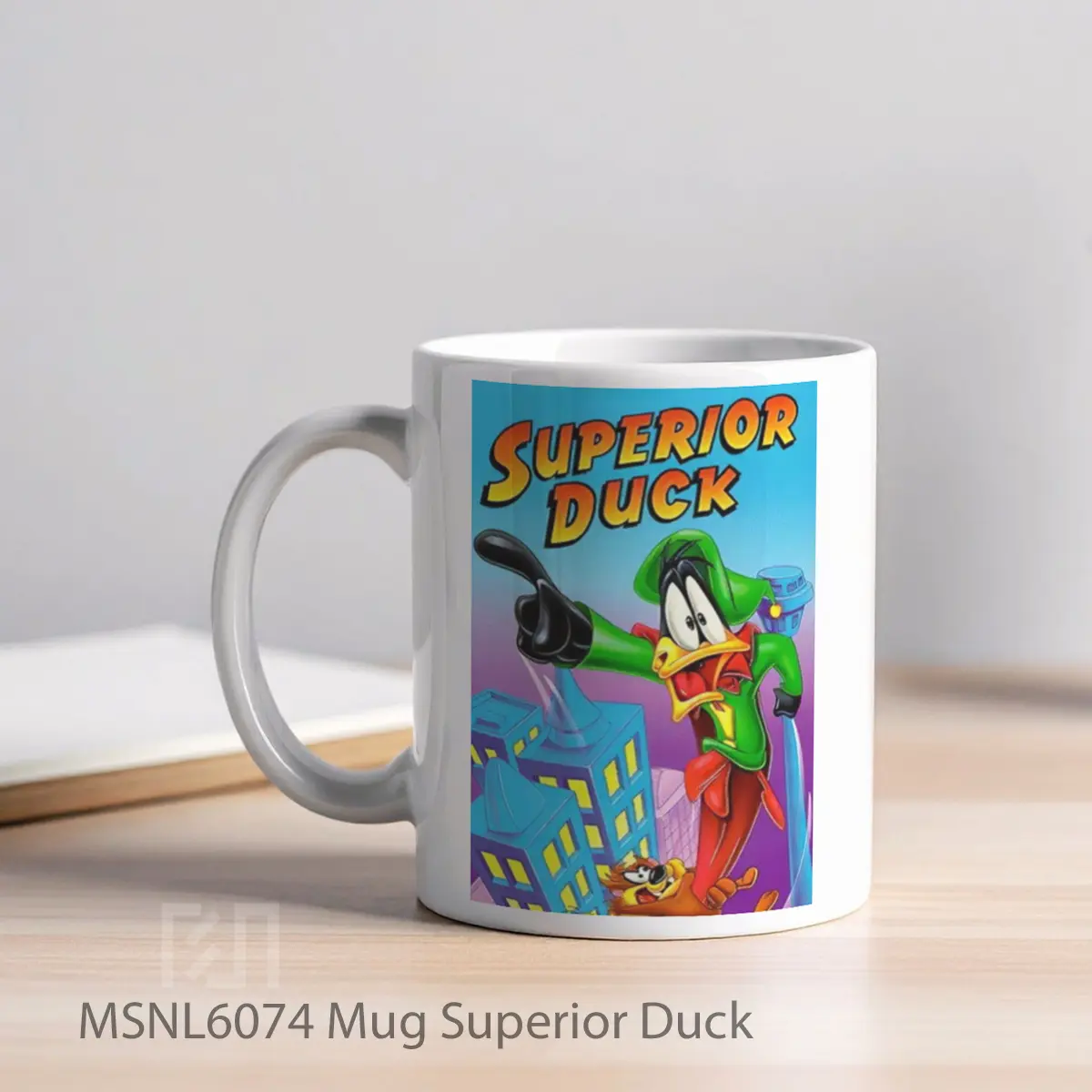 Mug Superior Duck Gelas Keramik Tema Film MSNL6074 - Tampak Kiri