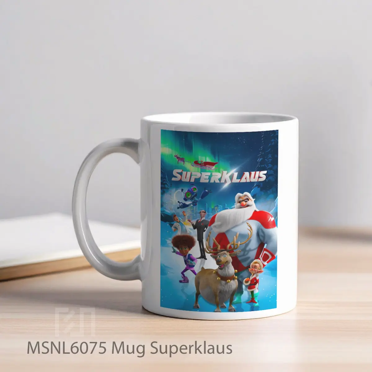 Mug Superklaus Gelas Keramik Tema Film MSNL6075 - Tampak Kiri