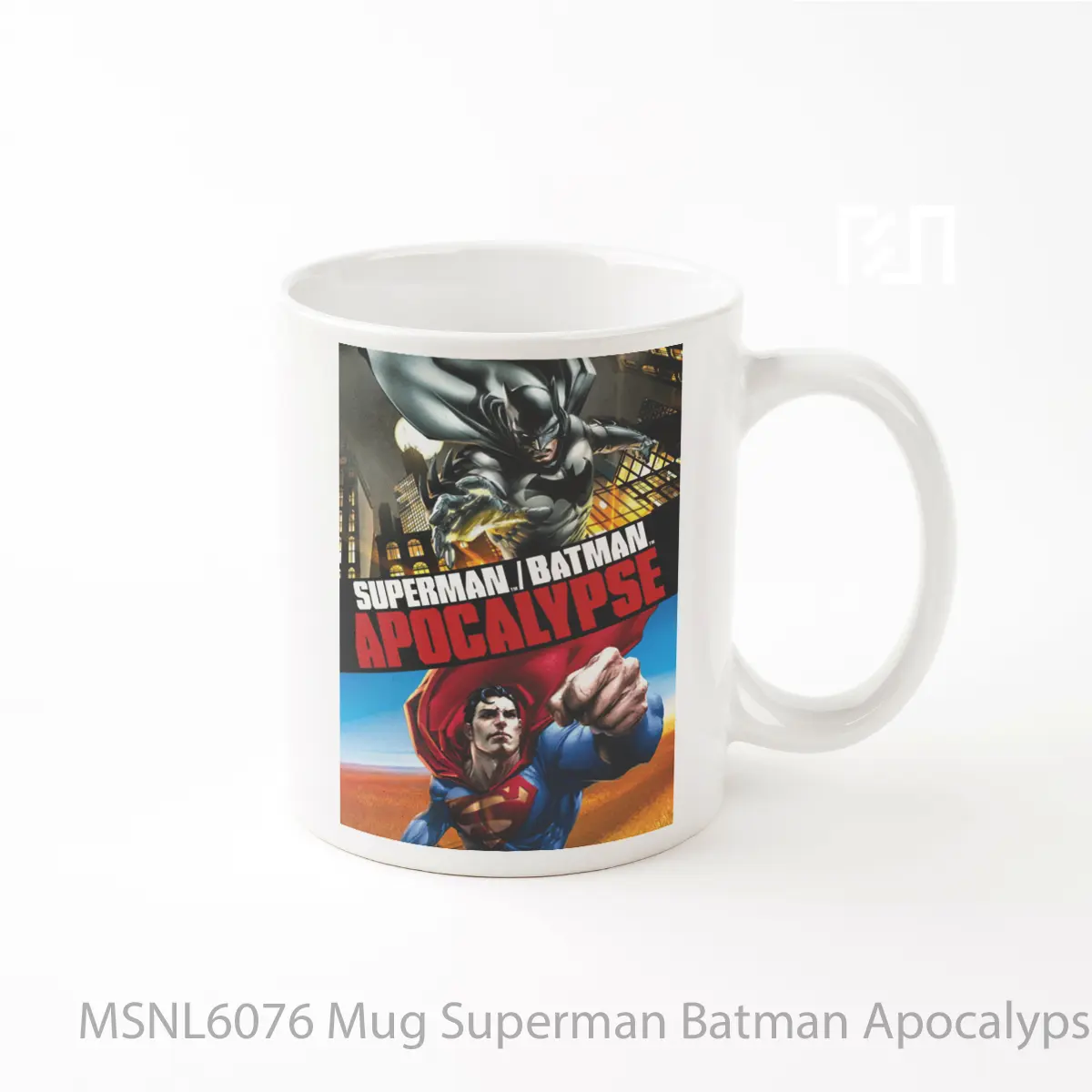 Mug Superman Batman Apocalypse Gelas Keramik Tema Film MSNL6076