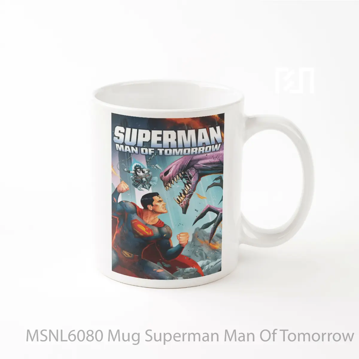 Mug Superman Man Of Tomorrow Gelas Keramik Tema Film MSNL6080