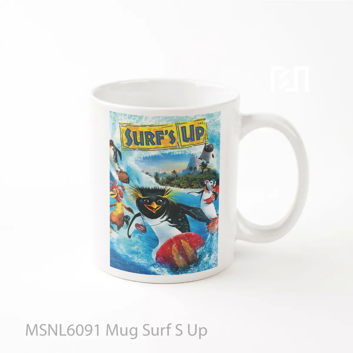 Mug Surf S Up Gelas Keramik Tema Film MSNL6091