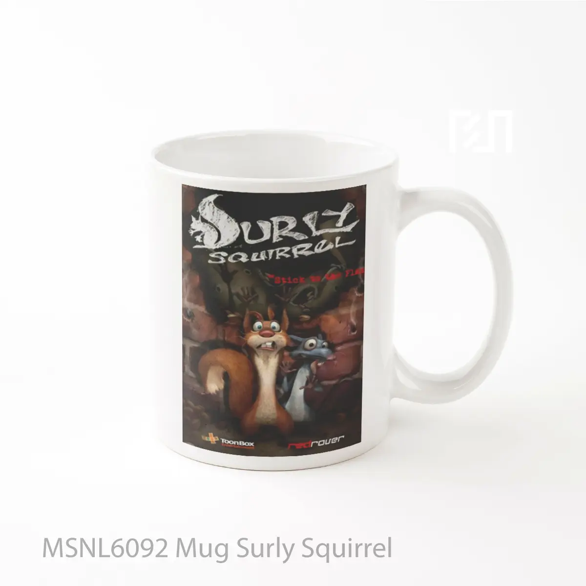Mug Surly Squirrel Gelas Keramik Tema Film MSNL6092