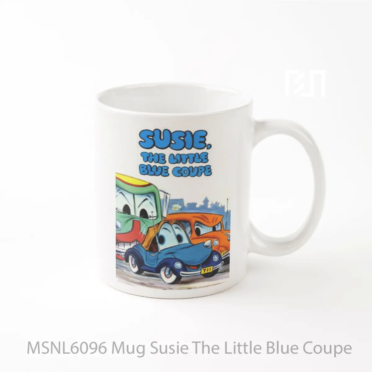 Mug Susie The Little Blue Coupe Gelas Keramik Tema Film MSNL6096