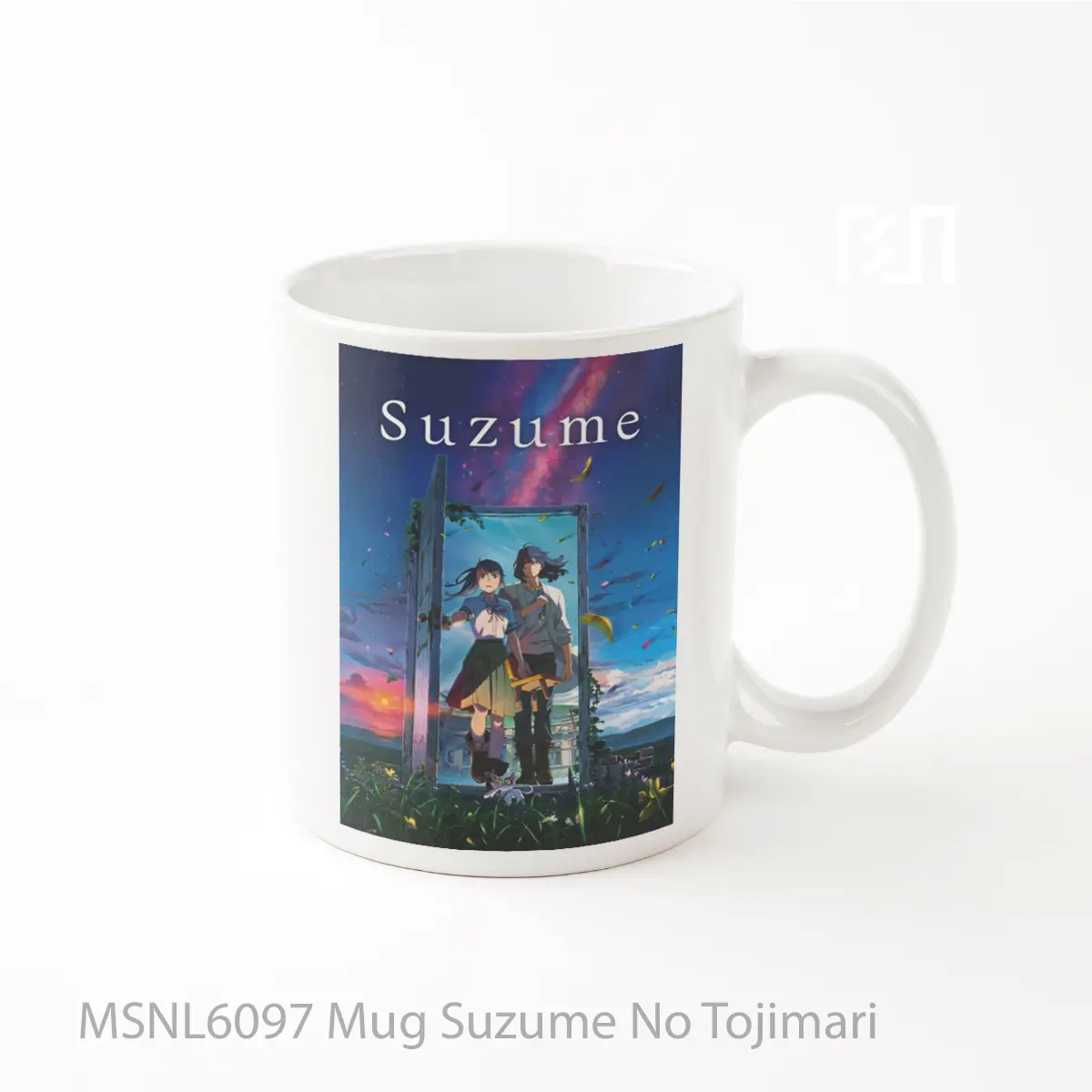 Mug Suzume No Tojimari Gelas Keramik Tema Film MSNL6097
