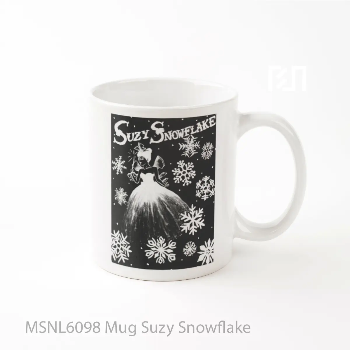 Mug Suzy Snowflake Gelas Keramik Tema Film MSNL6098