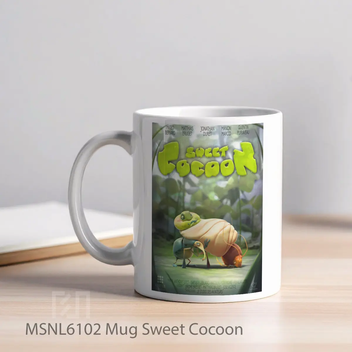 Mug Sweet Cocoon Gelas Keramik Tema Film MSNL6102 - Tampak Kiri