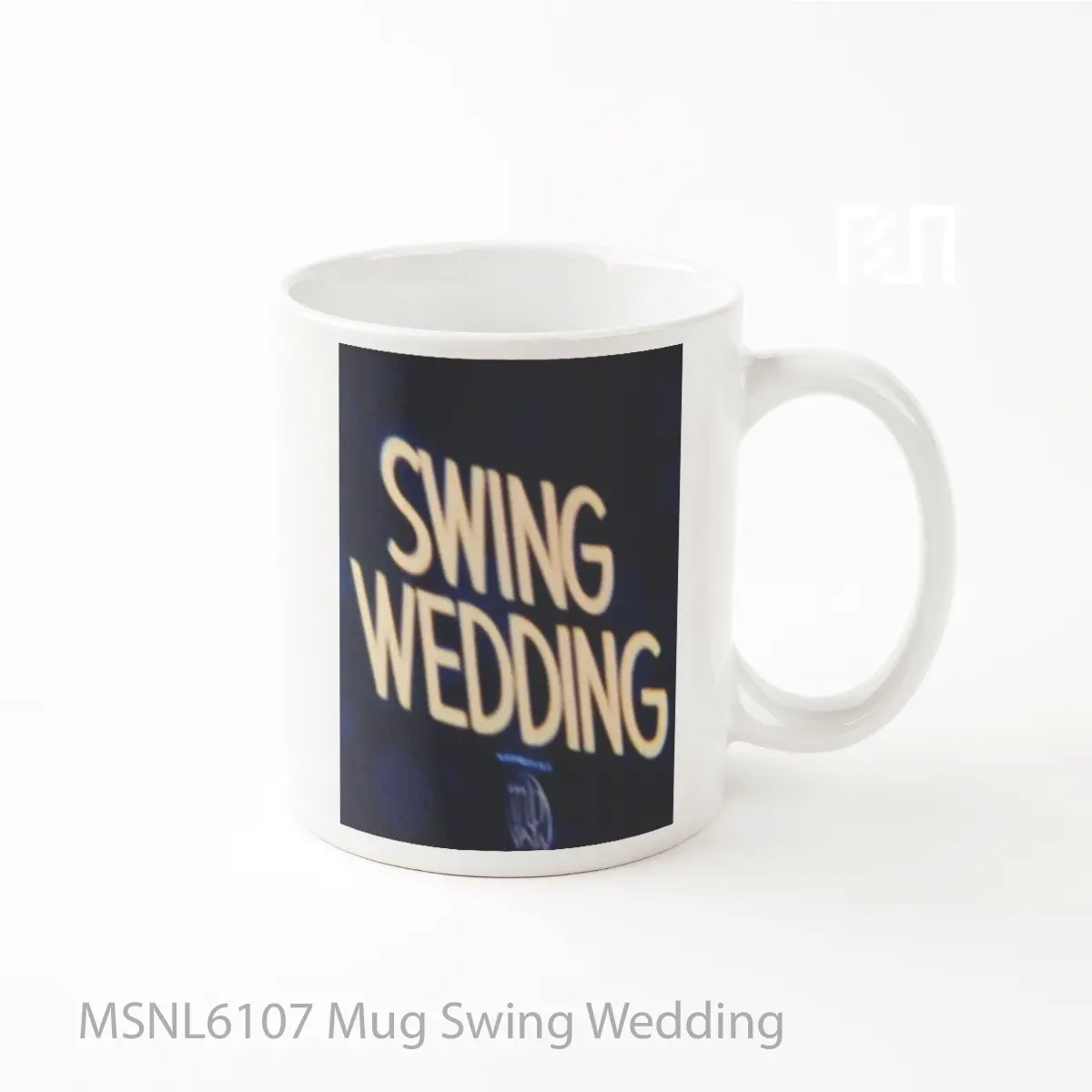 Mug Swing Wedding Gelas Keramik Tema Film MSNL6107