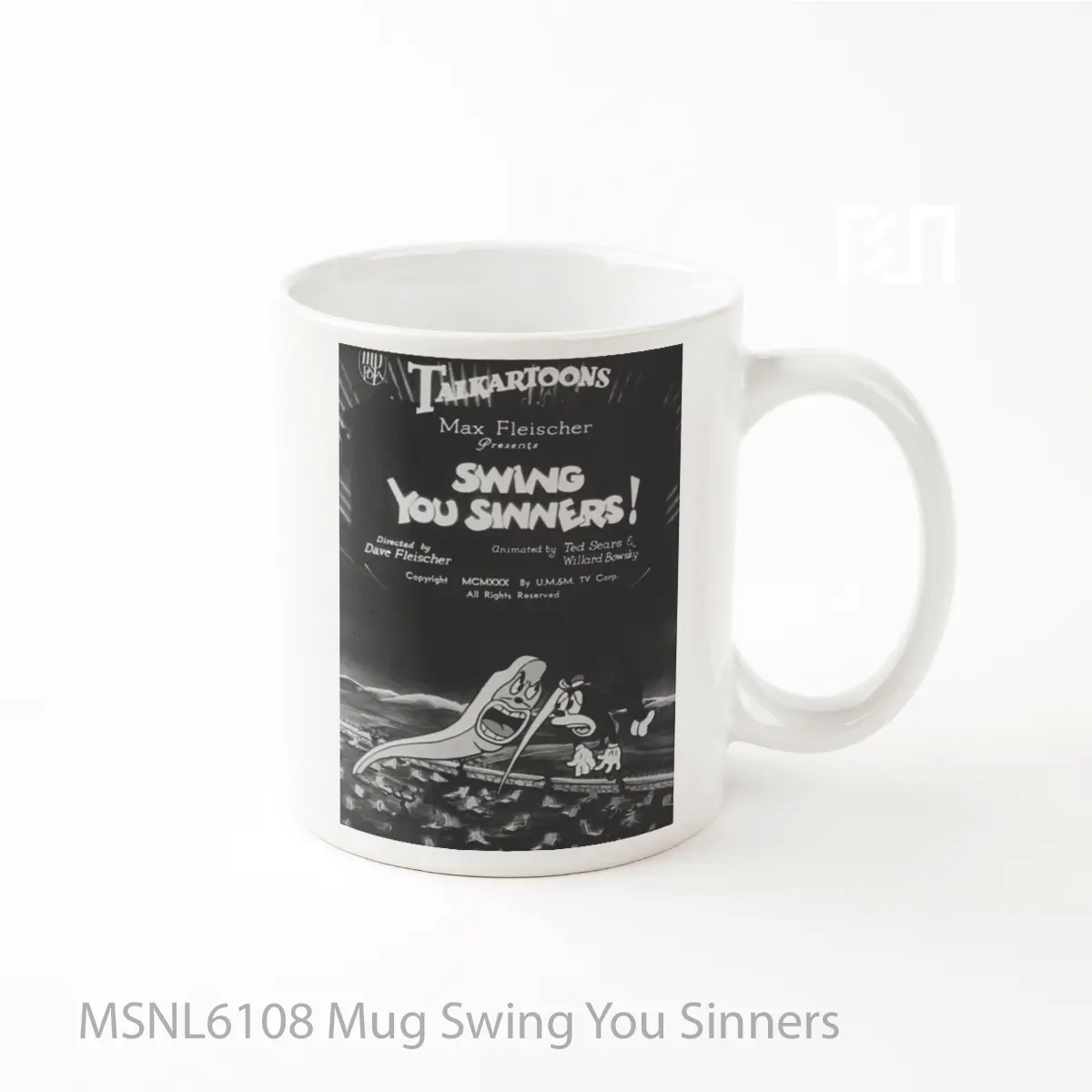 Mug Swing You Sinners Gelas Keramik Tema Film MSNL6108