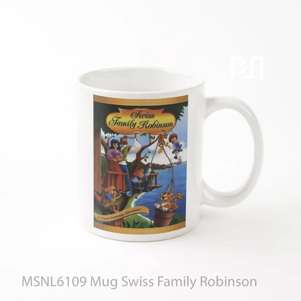 Mug Swiss Family Robinson Gelas Keramik Tema Film MSNL6109