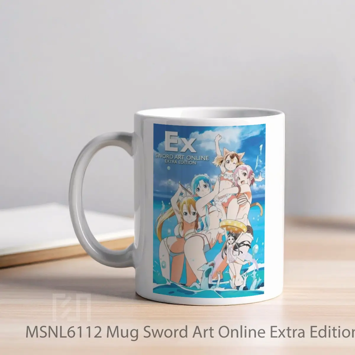 Mug Sword Art Online Extra Edition Gelas Keramik Tema Film MSNL6112 - Tampak Kiri