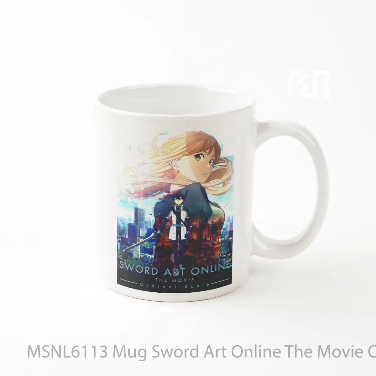 Mug Sword Art Online The Movie Ordinal Scale Gelas Keramik Tema Film MSNL6113