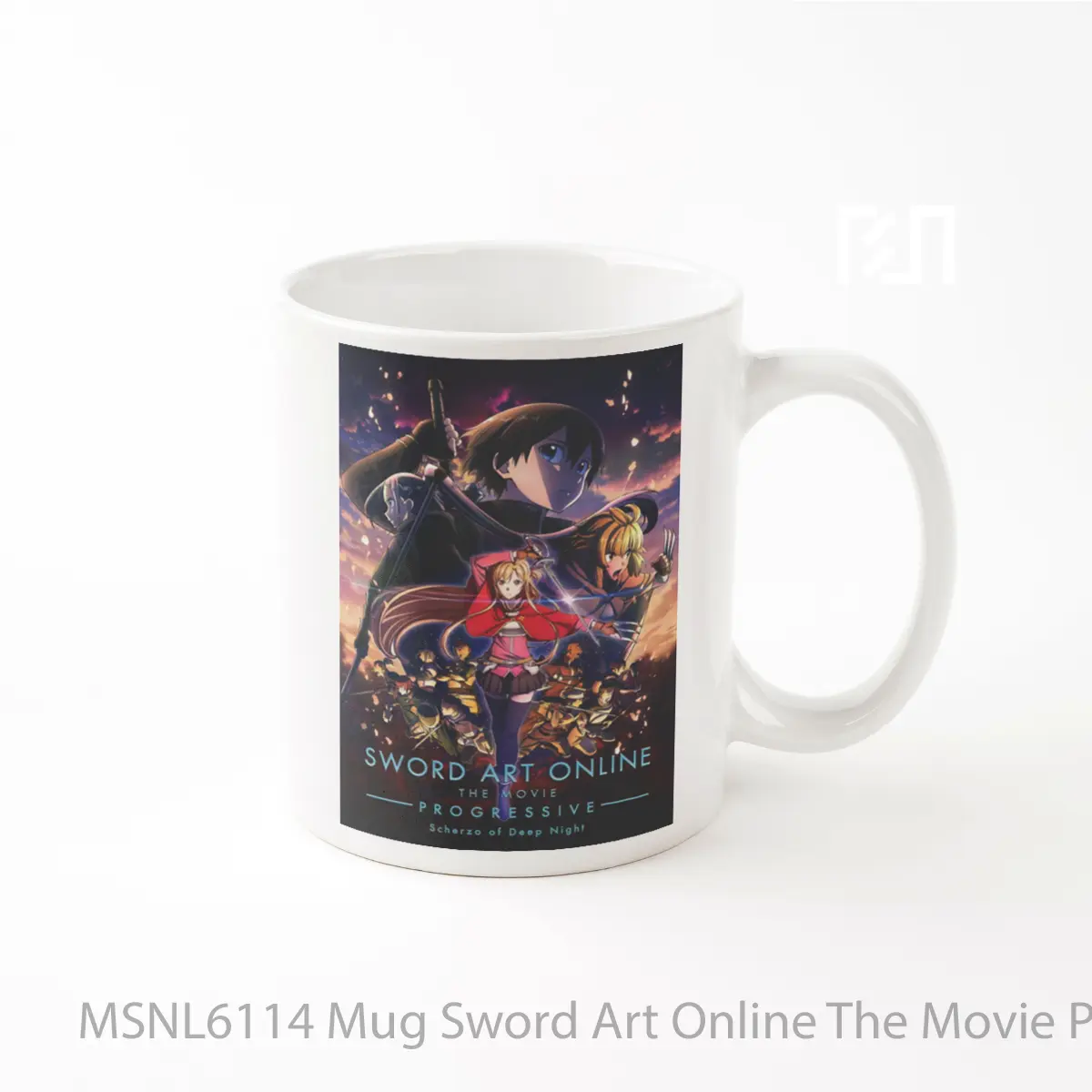 Mug Sword Art Online The Movie Progressive Scherzo Of Deep Night Gelas Keramik Tema Film MSNL6114