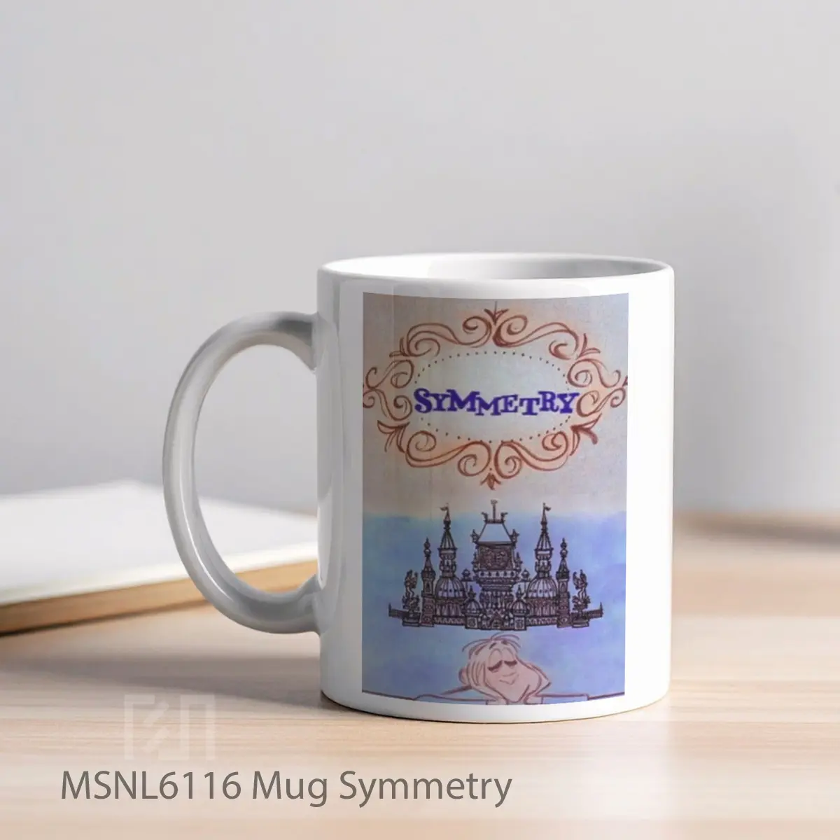 Mug Symmetry Gelas Keramik Tema Film MSNL6116 - Tampak Kiri