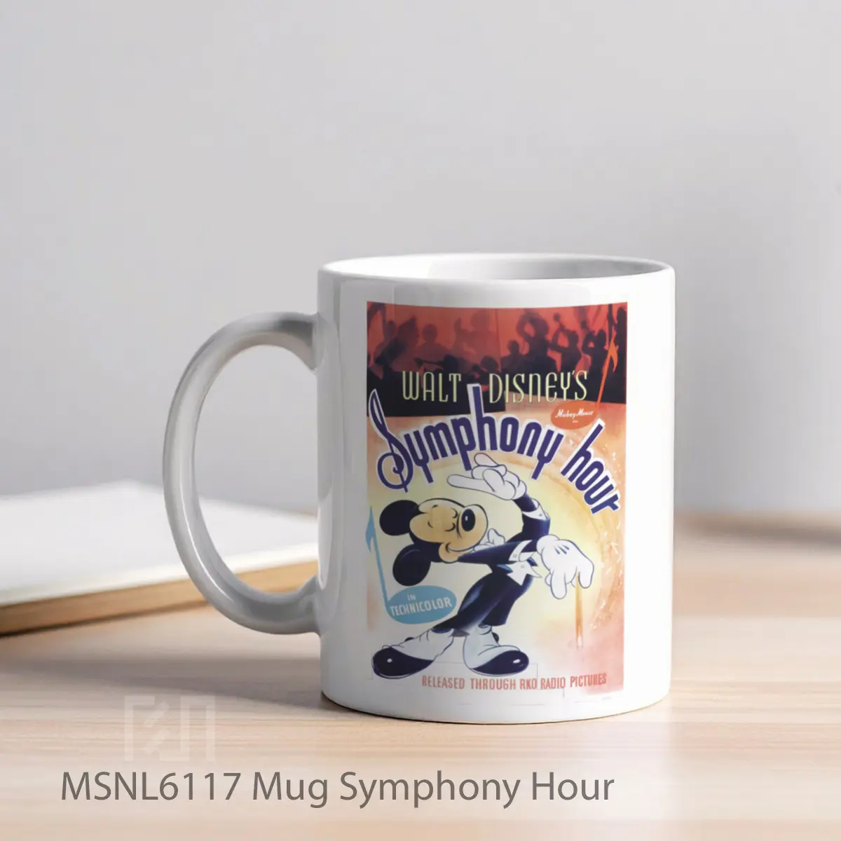Mug Symphony Hour Gelas Keramik Tema Film MSNL6117 - Tampak Kiri