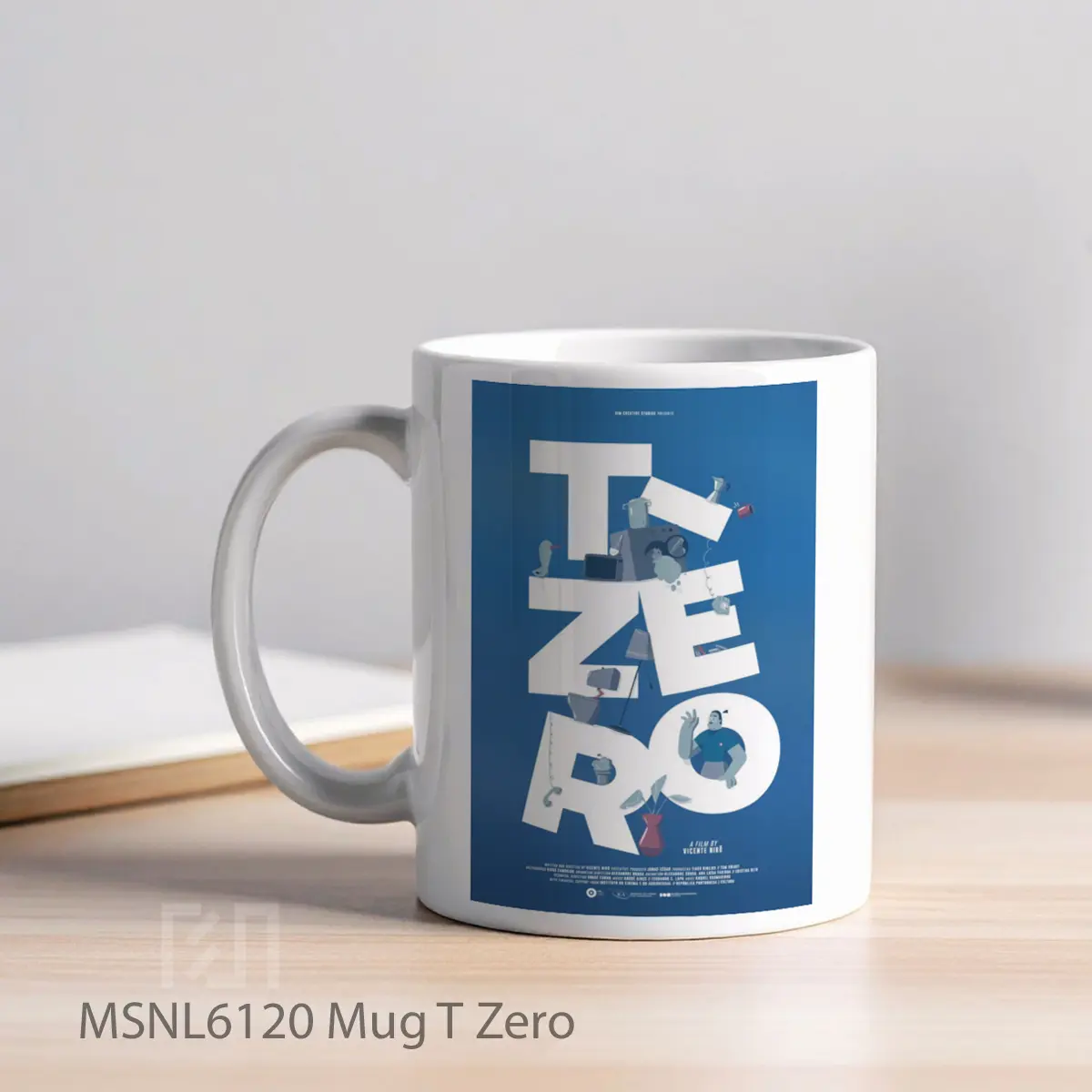 Mug T Zero Gelas Keramik Tema Film MSNL6120 - Tampak Kiri