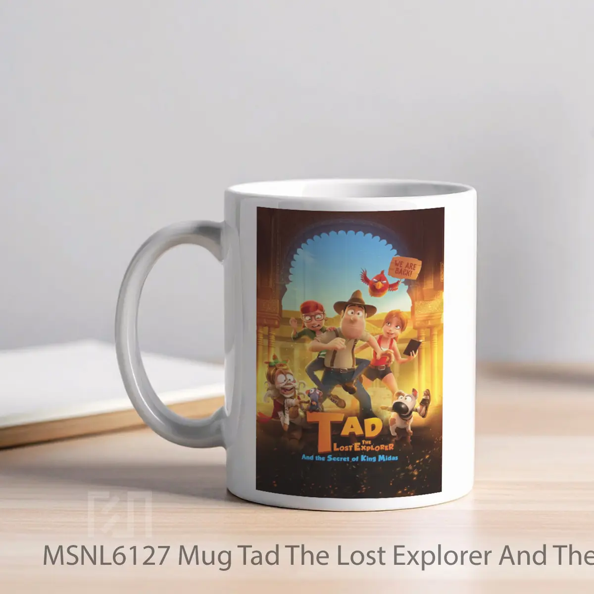 Mug Tad The Lost Explorer And The Secret Of King Midas Gelas Keramik Tema Film MSNL6127 - Tampak Kiri