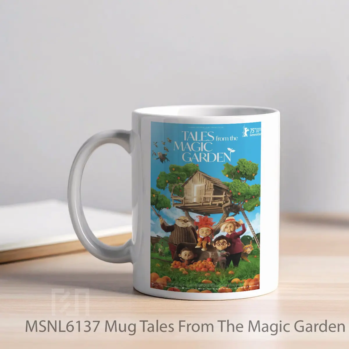 Mug Tales From The Magic Garden Gelas Keramik Tema Film MSNL6137 - Tampak Kiri