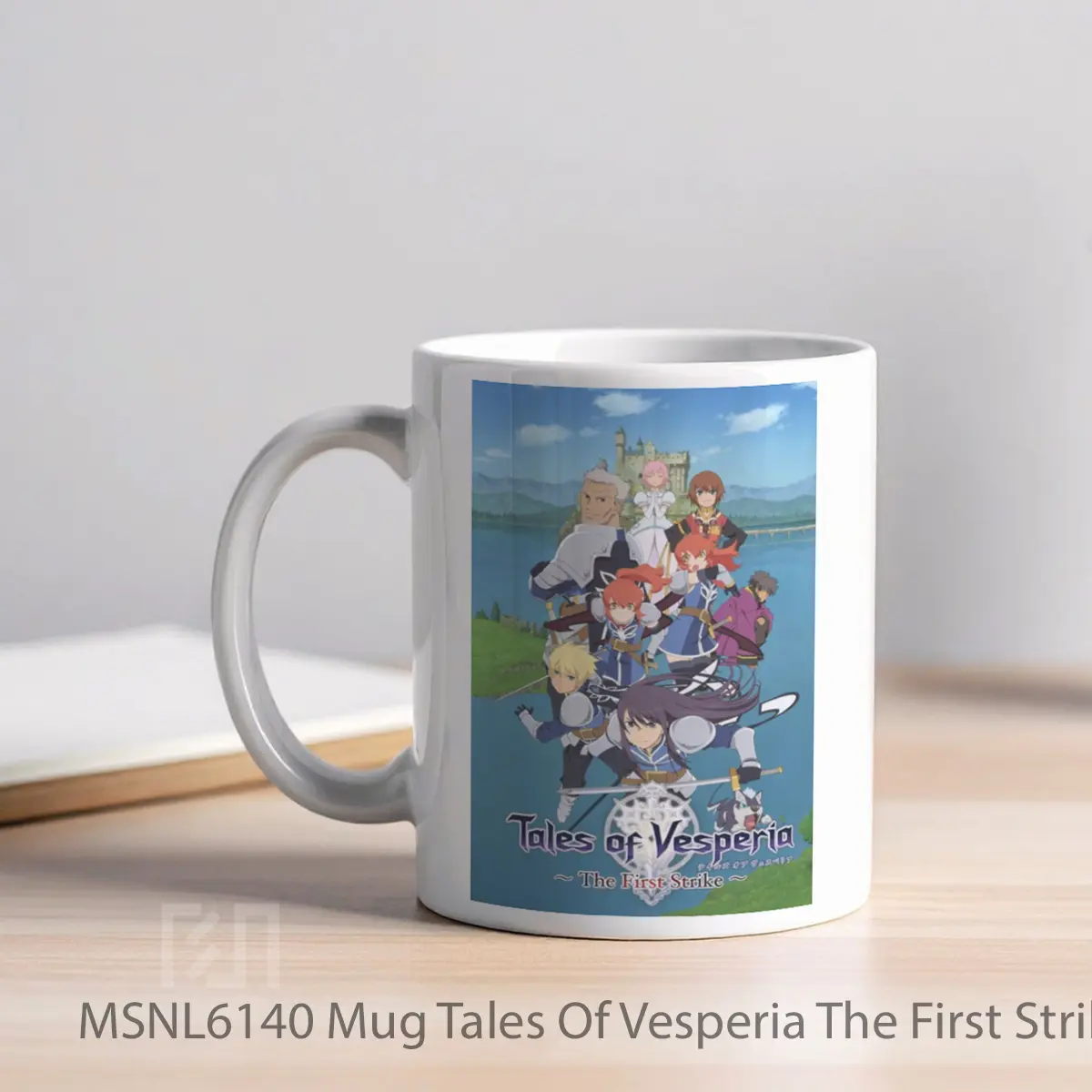 Mug Tales Of Vesperia The First Strike Gelas Keramik Tema Film MSNL6140 - Tampak Kiri
