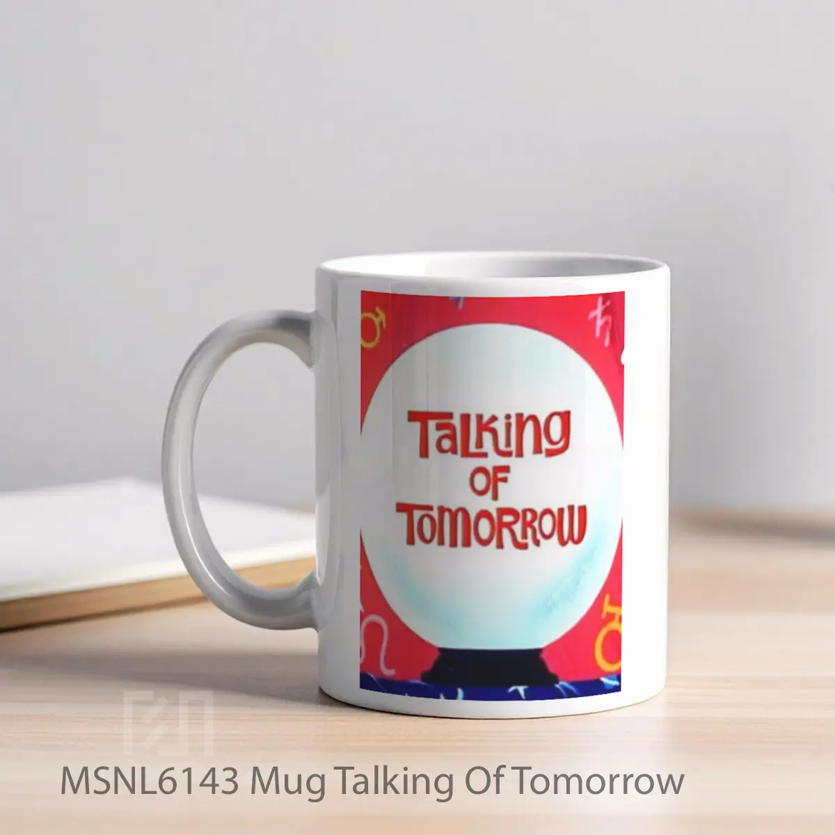 Mug Talking Of Tomorrow Gelas Keramik Tema Film MSNL6143 - Tampak Kiri