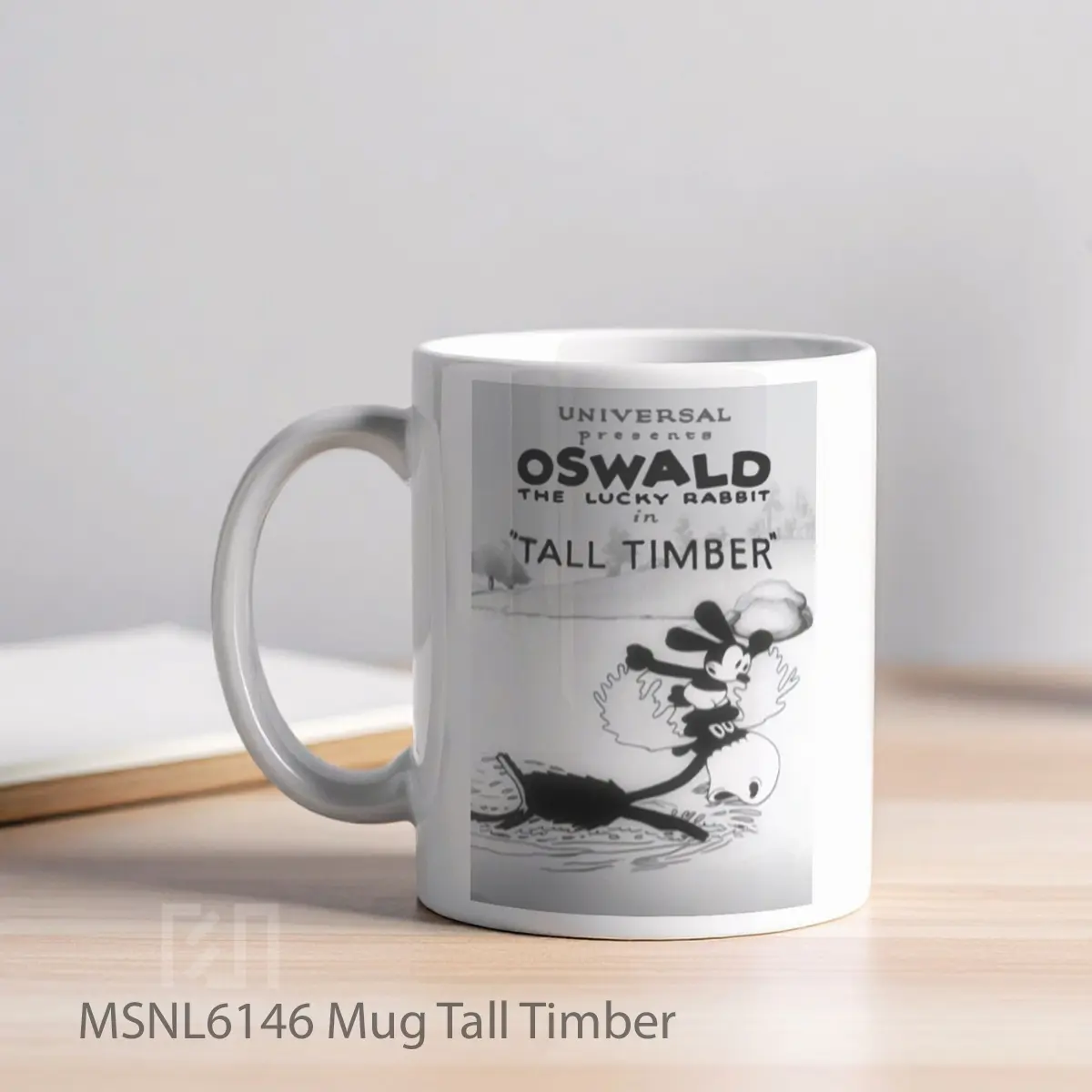 Mug Tall Timber Gelas Keramik Tema Film MSNL6146 - Tampak Kiri
