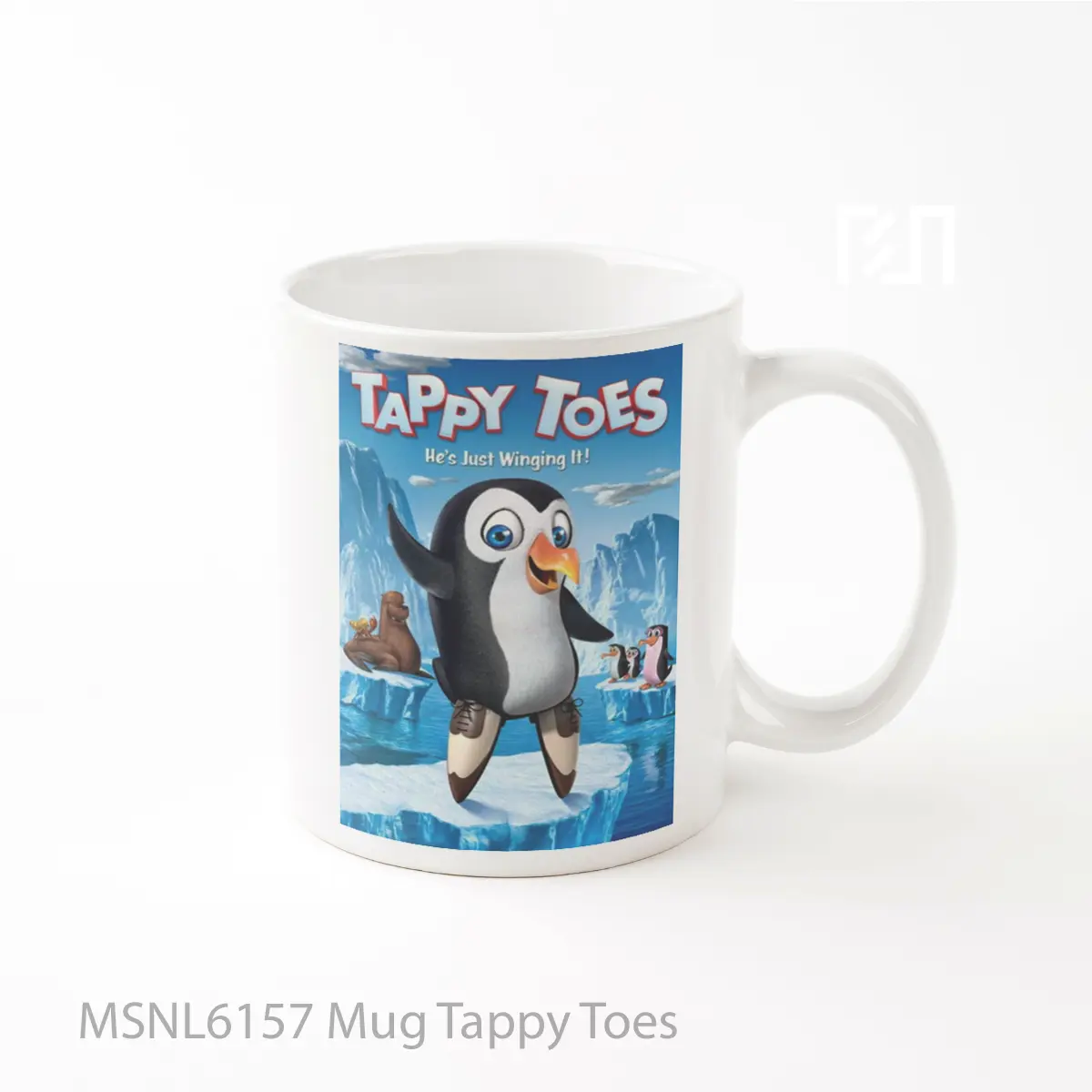 Mug Tappy Toes Gelas Keramik Tema Film MSNL6157