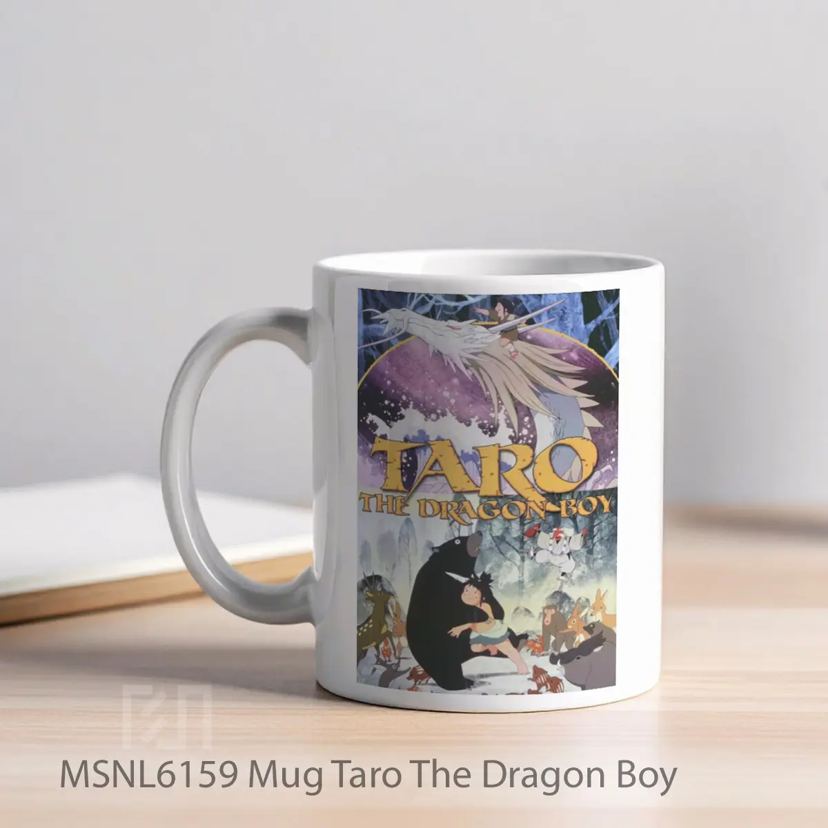 Mug Taro The Dragon Boy Gelas Keramik Tema Film MSNL6159 - Tampak Kiri