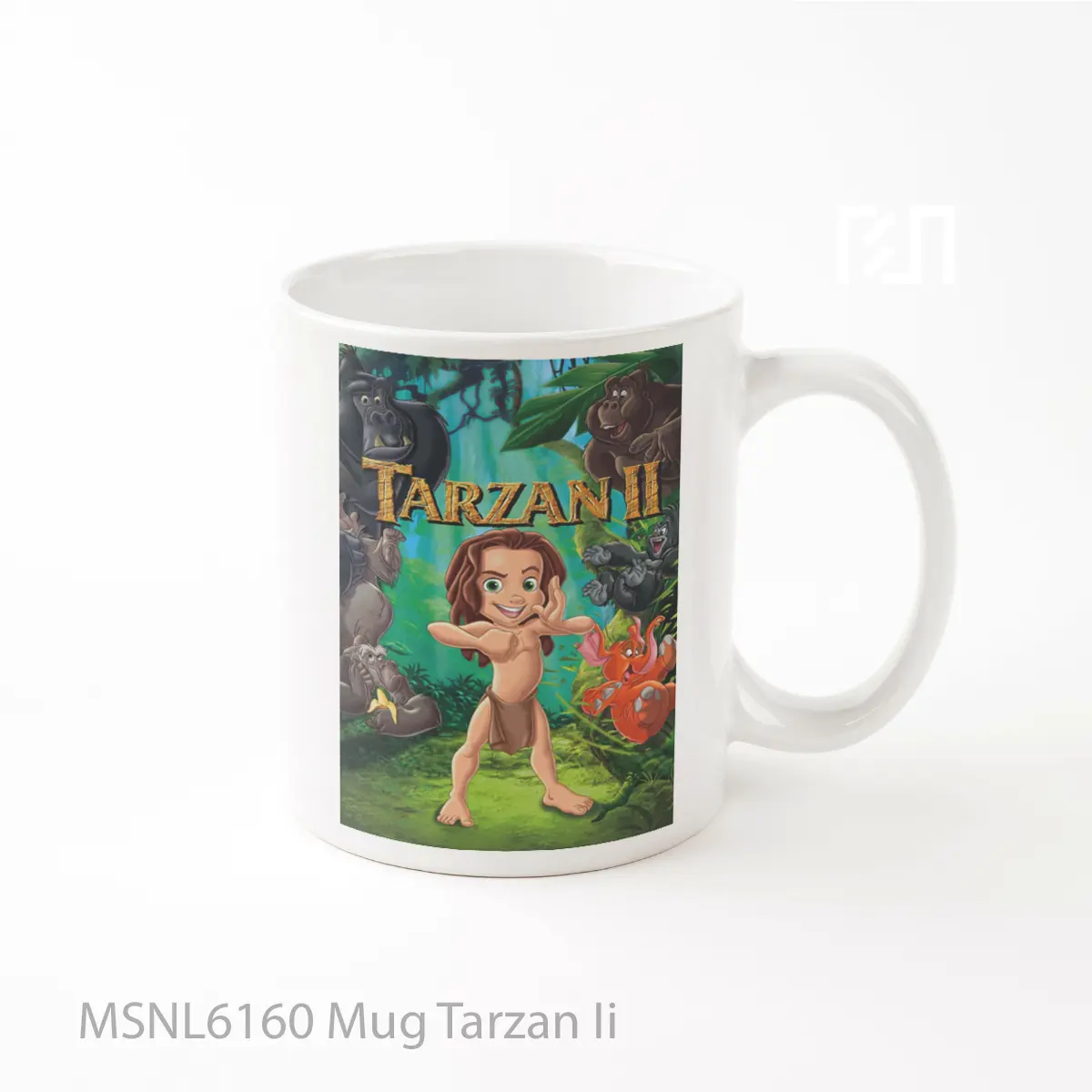 Mug Tarzan Ii Gelas Keramik Tema Film MSNL6160