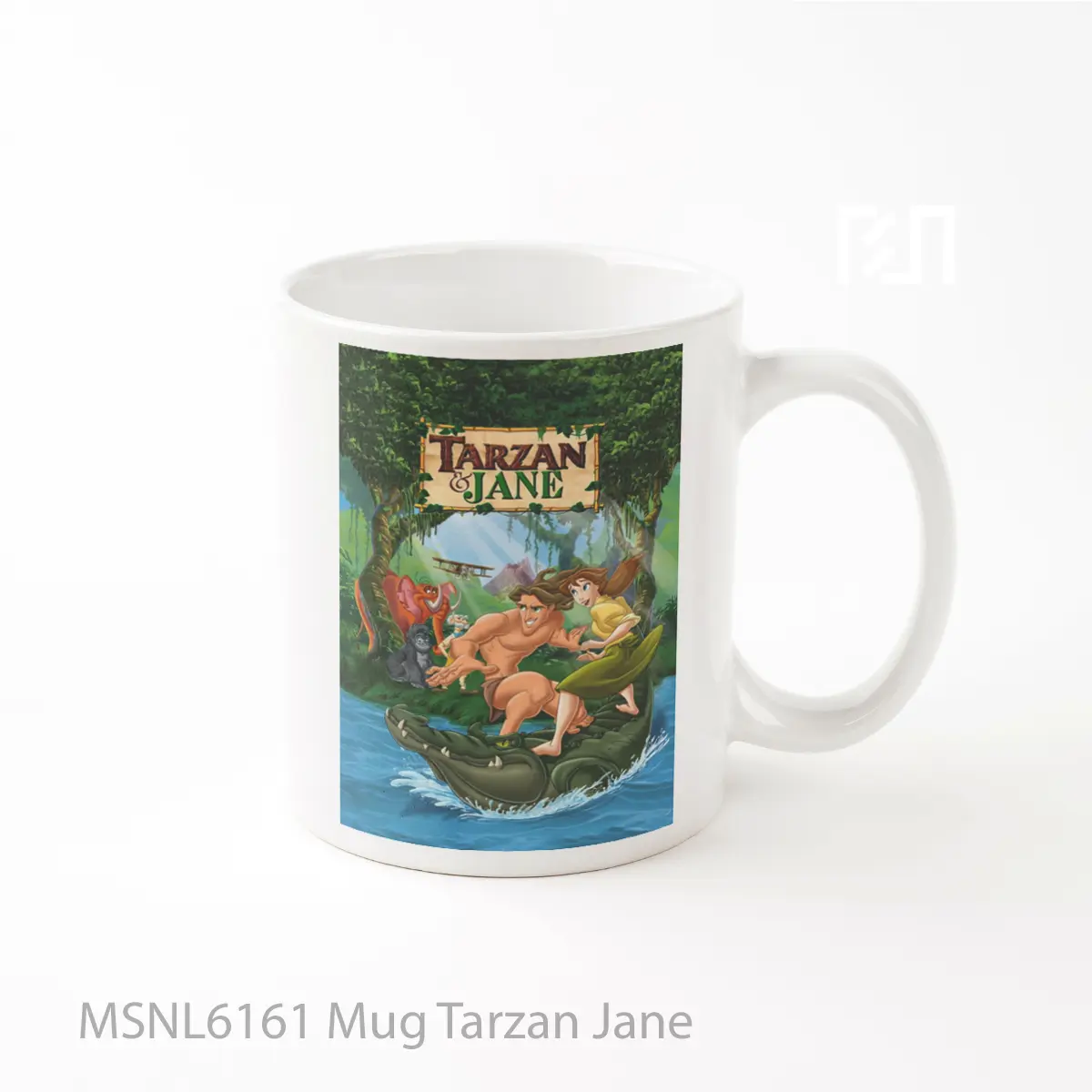 Mug Tarzan Jane Gelas Keramik Tema Film MSNL6161
