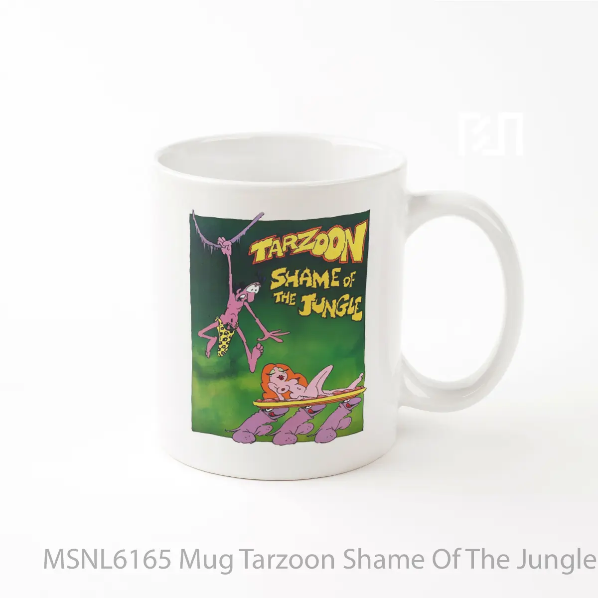 Mug Tarzoon Shame Of The Jungle Gelas Keramik Tema Film MSNL6165