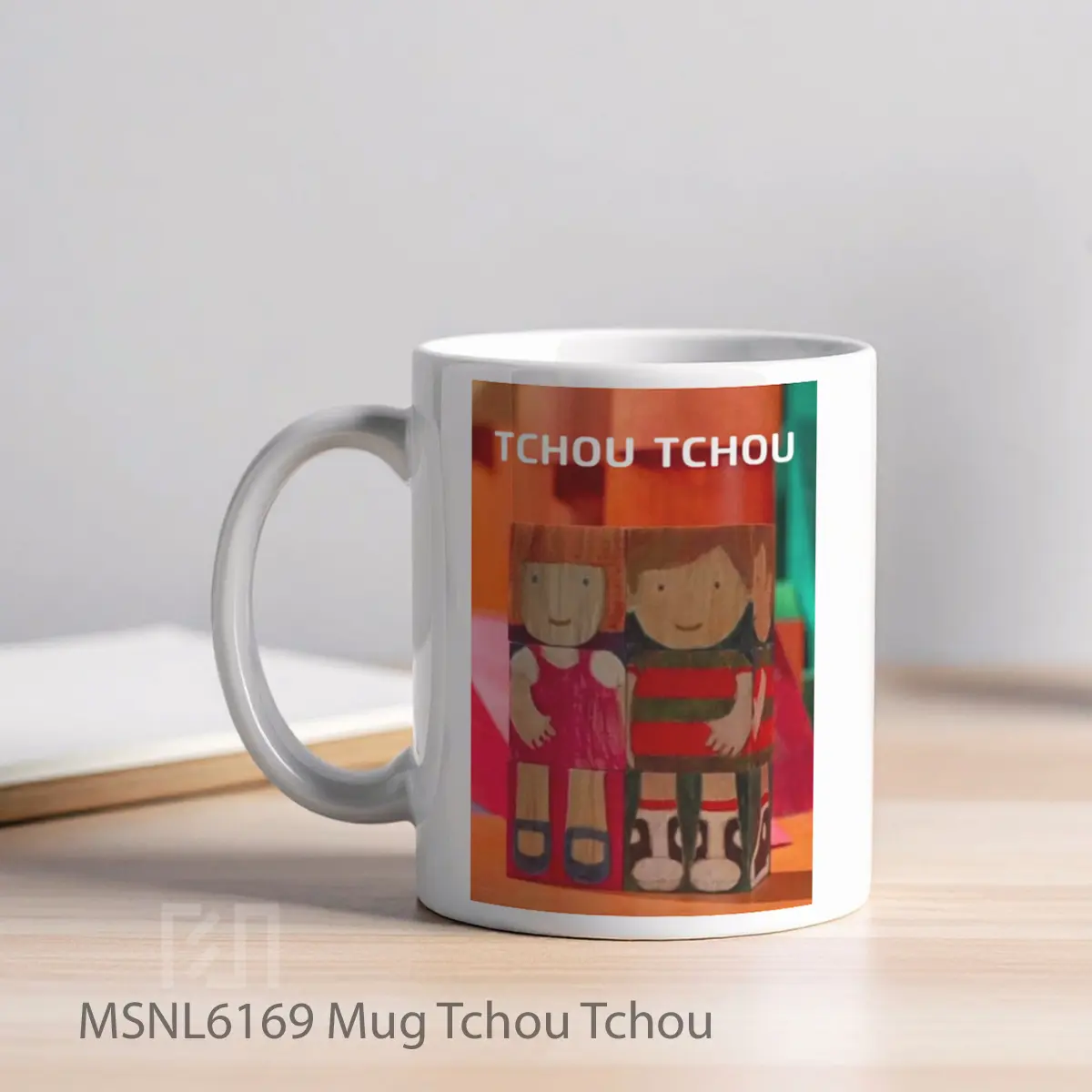 Mug Tchou Tchou Gelas Keramik Tema Film MSNL6169 - Tampak Kiri