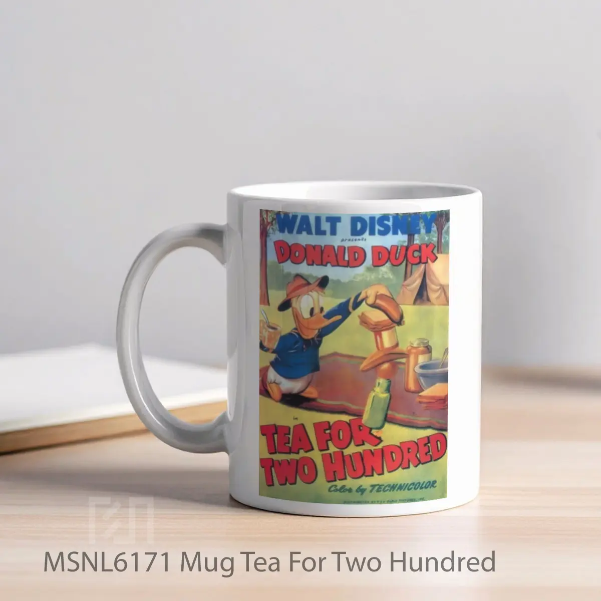Mug Tea For Two Hundred Gelas Keramik Tema Film MSNL6171 - Tampak Kiri
