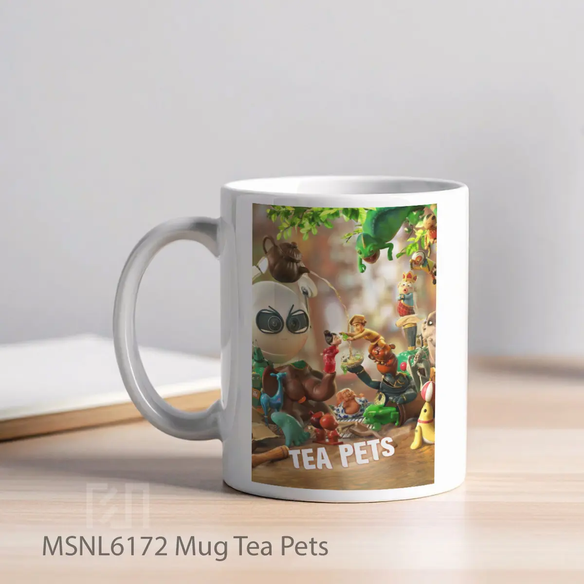 Mug Tea Pets Gelas Keramik Tema Film MSNL6172 - Tampak Kiri