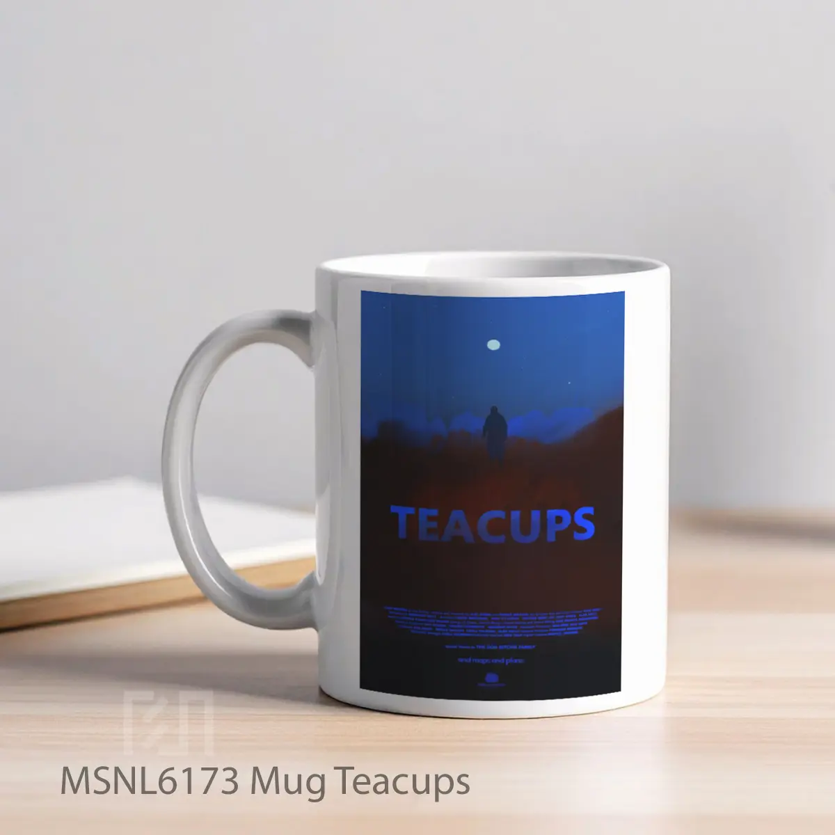Mug Teacups Gelas Keramik Tema Film MSNL6173 - Tampak Kiri