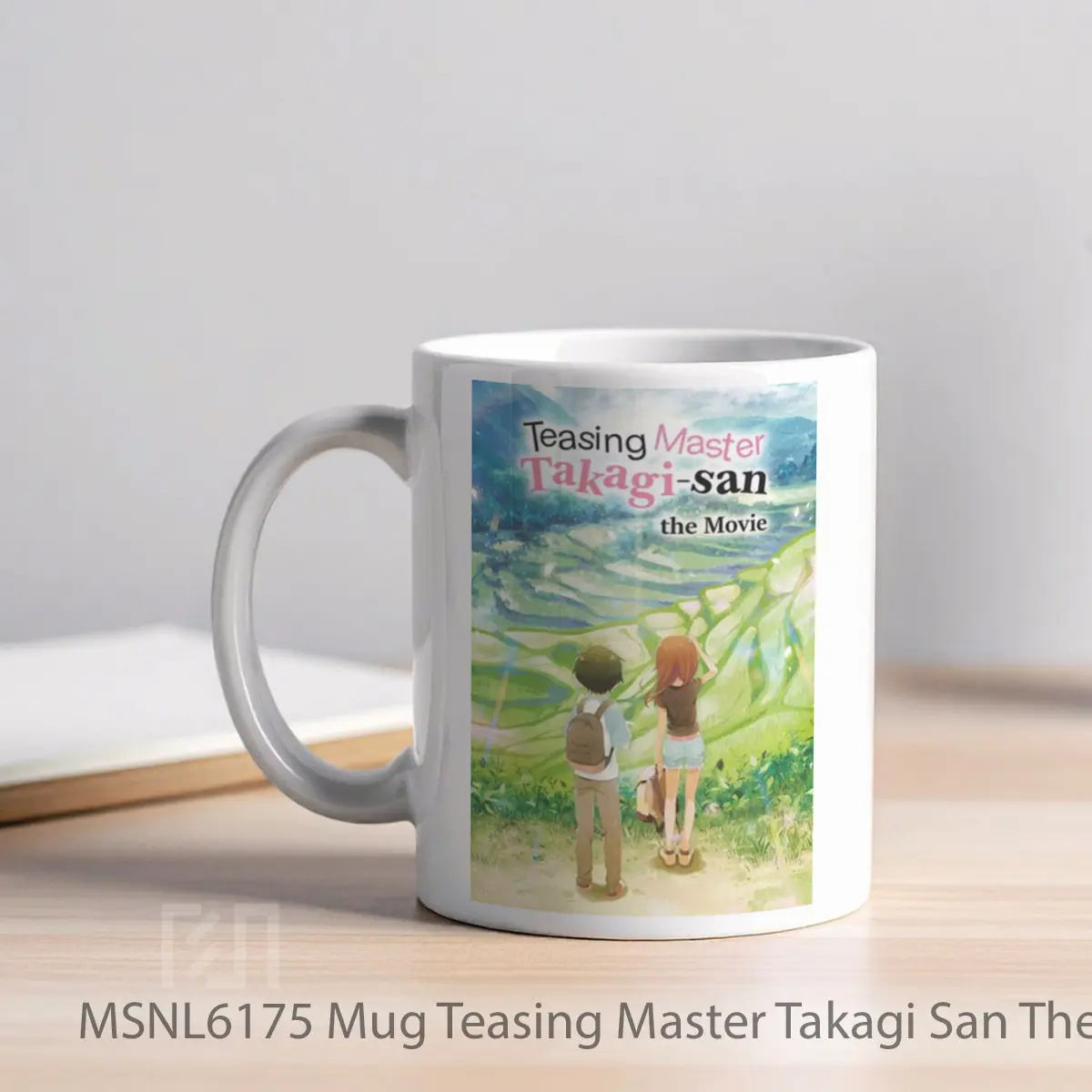 Mug Teasing Master Takagi San The Movie Gelas Keramik Tema Film MSNL6175 - Tampak Kiri