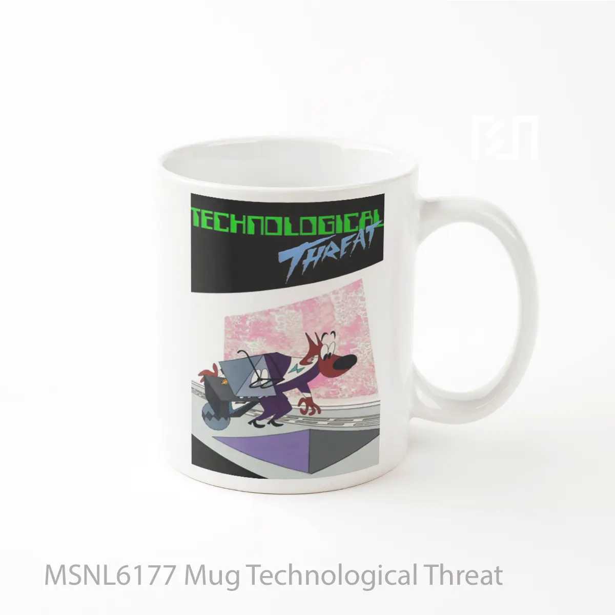 Mug Technological Threat Gelas Keramik Tema Film MSNL6177