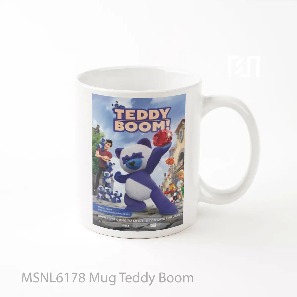 Mug Teddy Boom Gelas Keramik Tema Film MSNL6178
