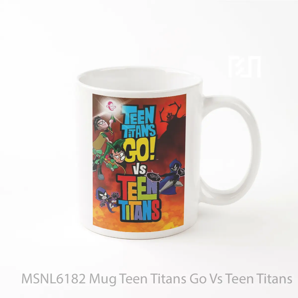 Mug Teen Titans Go Vs Teen Titans Gelas Keramik Tema Film MSNL6182